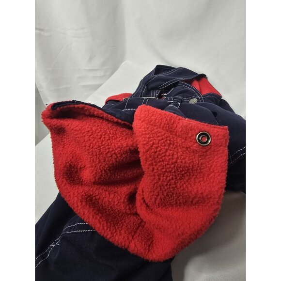 VTG Baby Toddler Sesame Street Elmo Fleece Lined Warm Overalls 18 Months Unisex - Picture 13 of 13